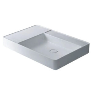 Chậu Lavabo COTTO CPW0500 MWH 750x500 mm Quil Đặt Bàn