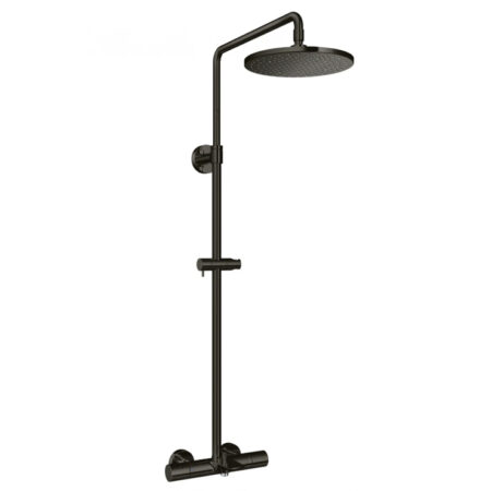 Vòi Sen Cây TOTO TBW07403A#MBL Nhiệt Độ Xả Xô Tròn 250mm Dòng G Đen Mờ