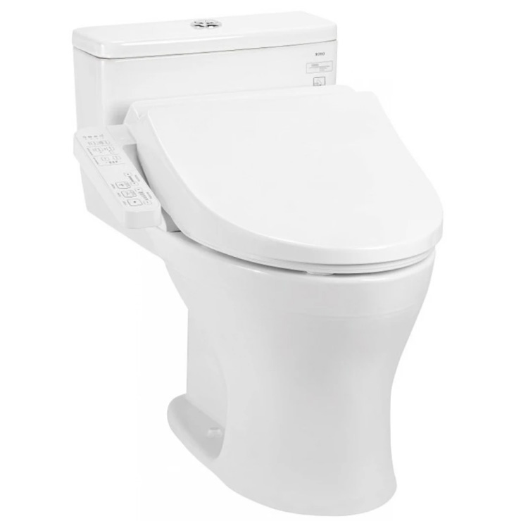 Bồn Cầu Điện Tử TOTO MS855DW18 Nắp Rửa Washlet TCF23710AAA C2 Simple