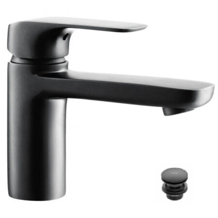 Vòi Lavabo COTTO CT1142A#BL Scirocco Nước Lạnh Màu Đen
