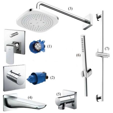 Sen Tắm TOTO TBG02304B TBV02103B TBW02003A TBG02001B TBW02017A Âm Tường