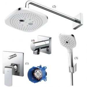 Sen Tắm TOTO TBG02304BA/TBW02004A/TBW02006A Âm Tường