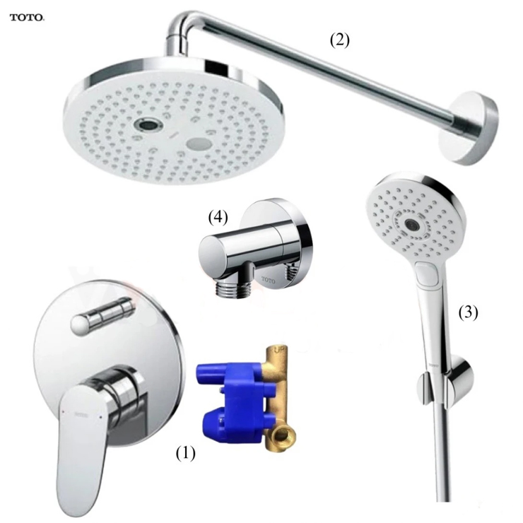 Sen Tắm TOTO TBS04304B/TBW01004A/TBW01010A Âm Tường