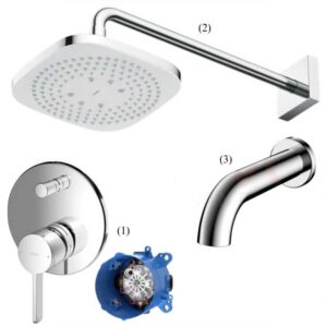 Sen Tắm TOTO TBW01003A/TBG11304V/TBG11001B Âm Tường