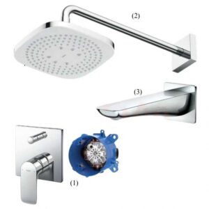 Sen Tắm TOTO TBG04304BA TBW02003A TBW02005A TBG02001B TBV02103B Âm Tường 3 Đường Nước
