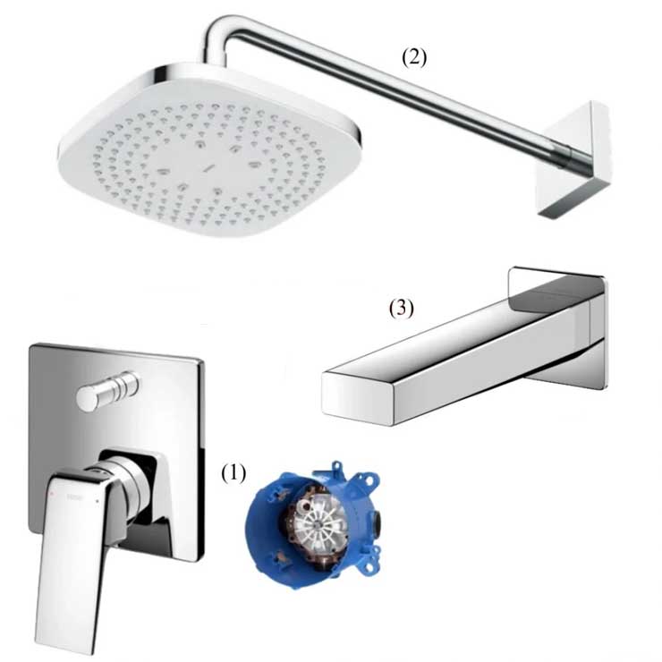 Sen Tắm TOTO TBW02003A TBG10304VA TBG10001B Âm Tường