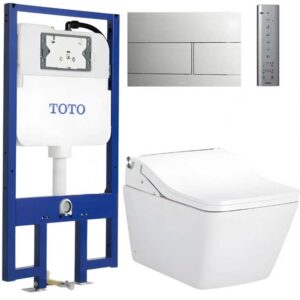 Bồn Cầu TOTO CW522EA/TCF804C2Z/WH172AAT/MB171M#SS Nắp Điện Tử Treo Tường Tự Xả Nước