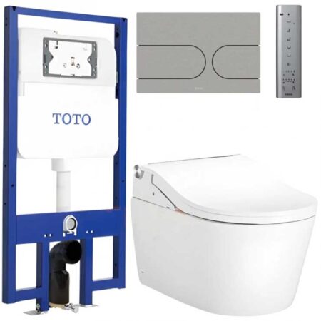 Bồn Cầu TOTO CW542HME5UNW1/TCF801CZ/WH172AT/MB175M#SS Treo Tường Giấu Dây