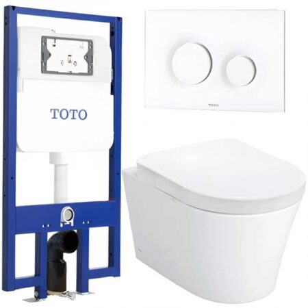 Bồn Cầu TOTO CW553/WH172A/TC384CVK/MB174P#WH Treo Tường