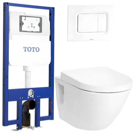Bồn Cầu TOTO CW762/TC384CVK#W/MB170P/WH171A Treo Tường