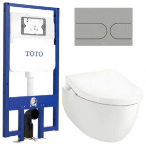 Bồn Cầu TOTO CW812RA#W TCW1211A#NW WH172A MB175M#SS Nắp Rửa Cơ Treo Tường