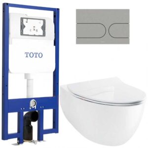 Bồn Cầu TOTO CW812RA/TC600VS/WH172A/MB175M#SS Treo Tường