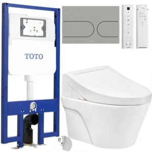 Bồn Cầu TOTO CW822RA/TCF24410AAA/WH172A/MB175M#SS Nắp Điện Tử Treo Tường