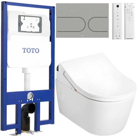 Bồn Cầu TOTO CW542HME5UNW1/TCF794CZ/WH172AT/MB175M#SS Treo Tường