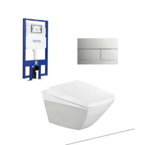 Bồn Cầu TOTO CW682/TC375CVK/WH171A/MB171M#SS Treo Tường