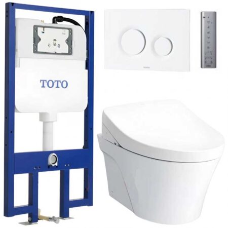 Bồn Cầu TOTO CW822REA/MB174P#WH/WH172AAT/TCF4911EZ Nắp Điện Tử Treo Tường