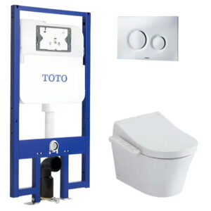 Bồn Cầu TOTO CW553C/TCF33370GAA/WH172AT/MB174P#SS Nắp Điện Tử Treo Tường