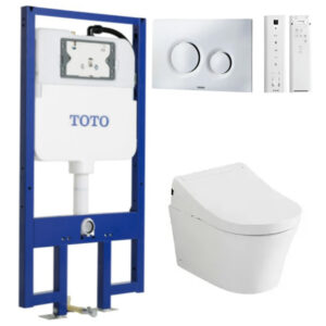Bồn Cầu TOTO CW553C/TCF34570GAA/WH172AAT/MB174P#SS Nắp Điện Tử Treo Tường