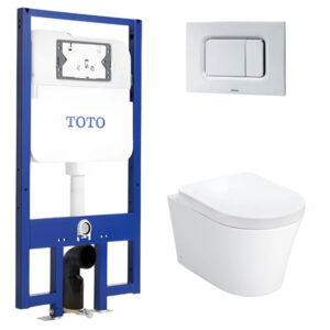 Bồn Cầu TOTO CW553/WH172A/TC384CVK/MB170P#SS Treo Tường