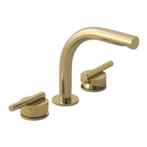 Vòi Lavabo COTTO CPF202A#GR2 Nóng Lạnh Màu Vàng Quil 3 Lỗ