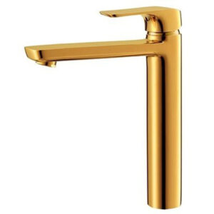 Vòi Lavabo COTTO CT1143AY#GR Scirocco Nước Lạnh Thân Cao Màu Vàng