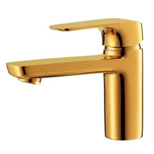 Vòi Lavabo COTTO CT2123A#GR Scirocco Nóng Lạnh Màu Vàng