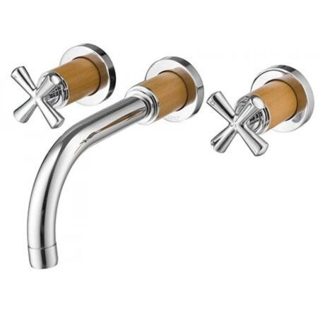 Vòi Lavabo COTTO CT237C34WD Remeniscences Nóng Lạnh Gắn Tường