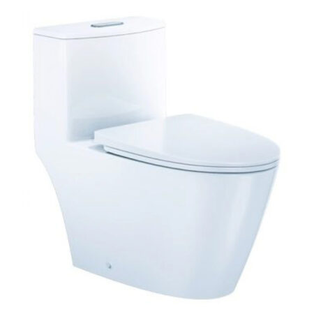 Bồn Cầu CAESAR CD1363 Một Khối Nắp Êm