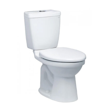 Bồn Cầu CAESAR CT1325 Thùng T1125 1 Nhấn Nắp Thường