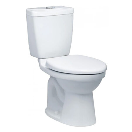 Bàn Cầu CAESAR CTS1325 Thùng T1125 1 Nhấn Nắp Êm