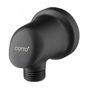 Cút nối tường Cotto CT600#BL(HM) Âm Tường Màu Đen