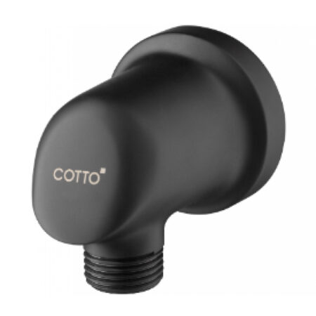 Cút nối tường Cotto CT600#BL(HM) Âm Tường Màu Đen