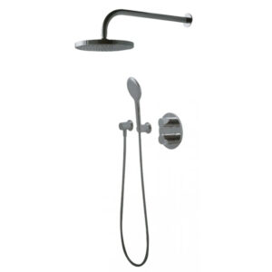 Sen Âm Tường Cotto CPF301H1H2#BN2 Nóng lạnh 2 Đường Nước Màu Đen Quil