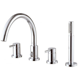 Vòi Xả Bồn Tắm Cotto CT337AS45 Nóng Lạnh 4 Lỗ Bồn Xây Bệ