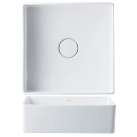 Chậu Rửa Mặt Lavabo CAESAR LF5252 Đặt Bàn Vuông