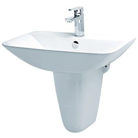 Chậu Rửa Lavabo Caesar Kèm Chân Treo L2365/P2443