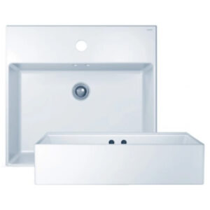 Chậu Rửa Lavabo CAESAR LF5263 Đặt Bàn Chữ Nhật