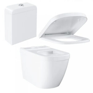 Bồn Cầu Grohe 3933800H + 39330000 + 39332000 Euro Ceramic 2 Khối