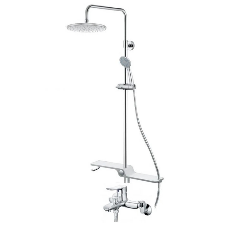 Bộ Vòi Sen Cây Caesar S493C/BS126 Nóng Lạnh