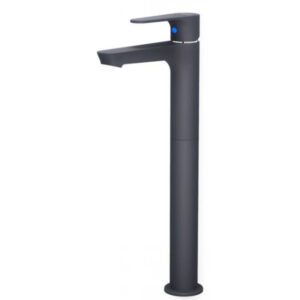 Vòi Lavabo Caesar Lạnh B061CBU Thân Cao Màu Đen