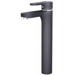 Vòi Lavabo Caesar Nóng Lạnh B571CBU Thân Cao Màu Đen