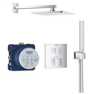 Sen Tắm Âm Tường GROHE 34741000 Grohtherm CUBE Perpect Nhiệt Độ Vuông 230mm