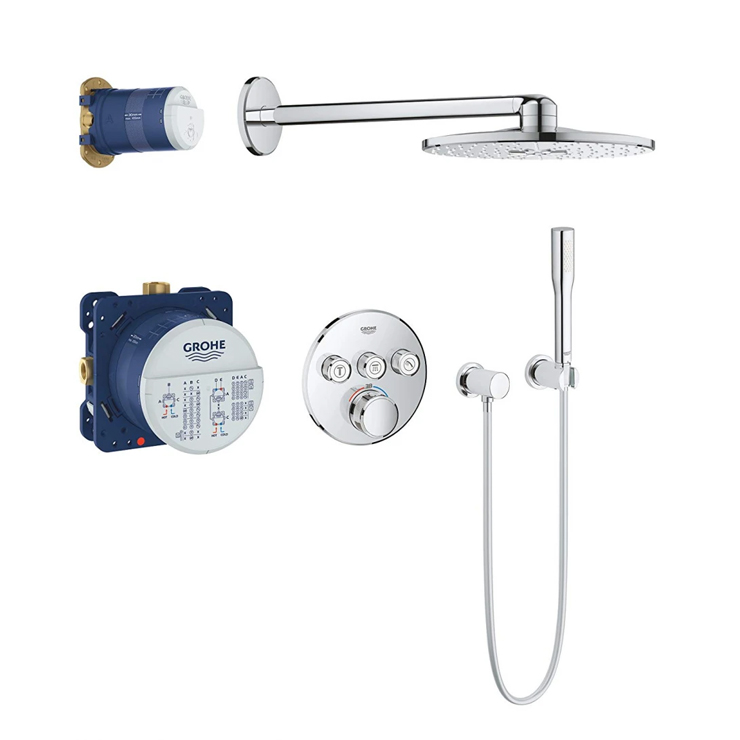 Sen Tắm Thông Minh Âm Tường Grohe SmartControl Tròn 34705000