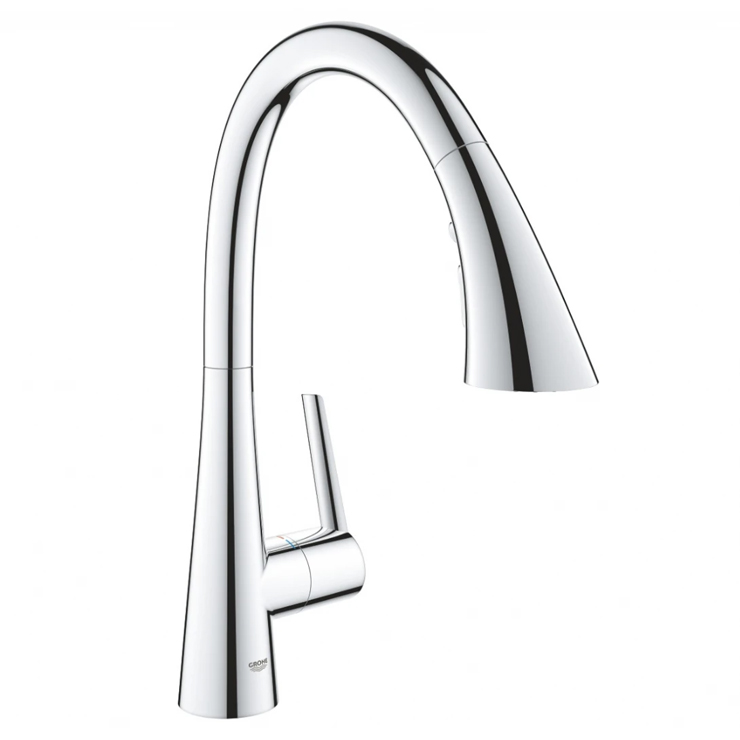 Vòi Rửa Chén GROHE 32294002 Zedra OHM Nóng Lạnh Rút Dây