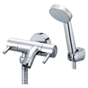 Vòi Sen Tắm Lạnh CAESAR S043C Dây Xi Tay 1 Chế Độ