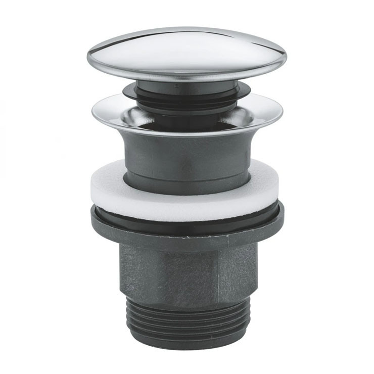 Nút Xả Nhấn Lavabo GROHE 40824000 Gắn Chậu Có Lỗ Thoát Tràn