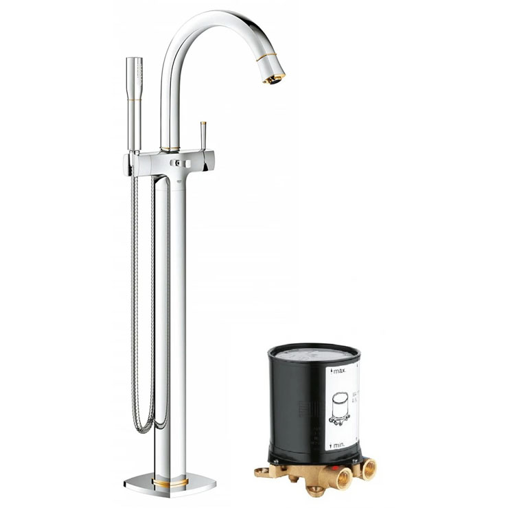 Vòi Bồn Tắm GROHE 23318IG0 + 29086000 Đặt Sàn Grandera