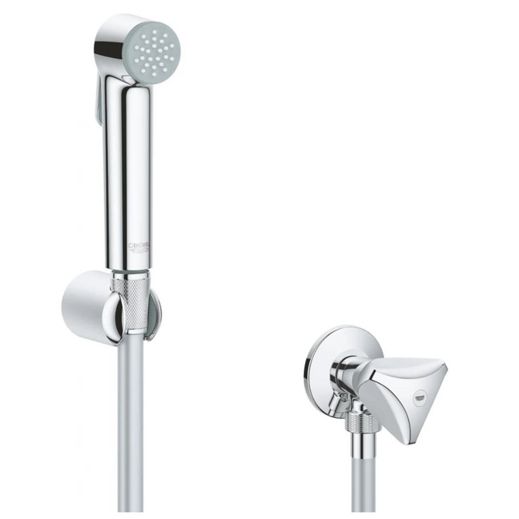 Vòi Xịt Tolet GROHE 26357000 Kèm Van Khóa New Tempesta Trigger Spray