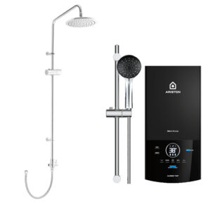 Máy Nước Nóng Ariston Aures Top 4.5P/BFV-CL1 Trực Tiếp Có Bơm