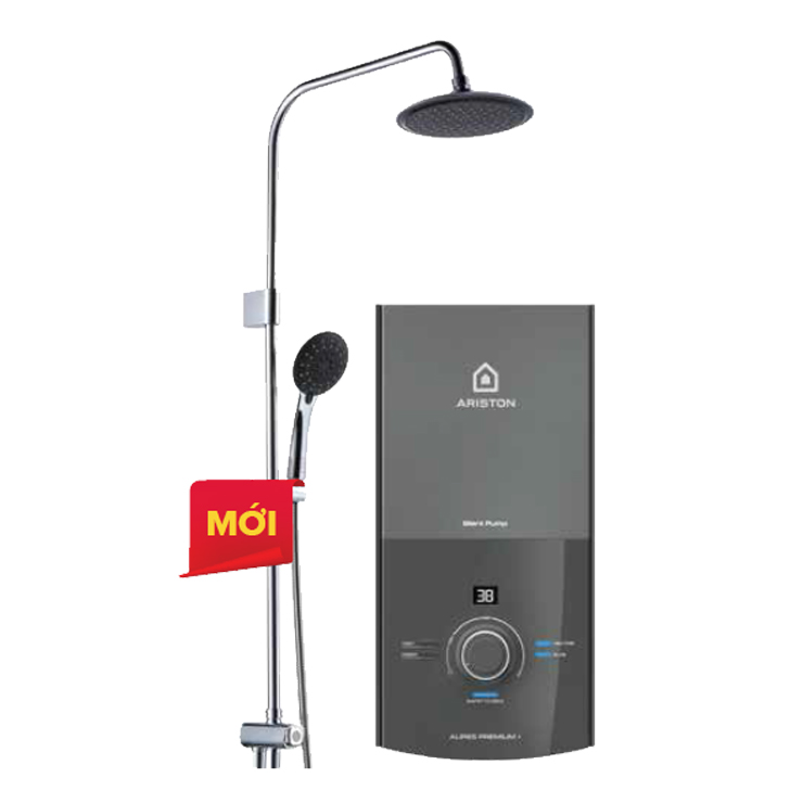 Máy Nước Nóng Ariston Aures Premium+ 4.5P RS Sen Cây Trực Tiếp Có Bơm